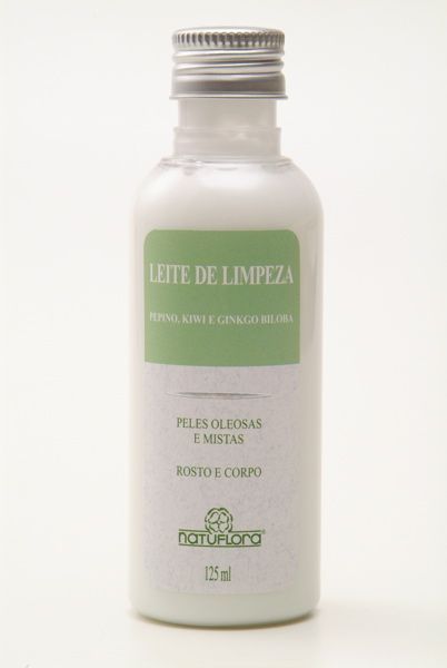 Leite de Limpeza Pepino/Kiwi/Ginko(Pele Oleosa e Mista) 125g