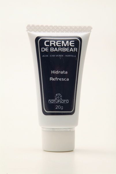 Creme de Barbear Aloe, Chá Verde e Hortelã 20gr