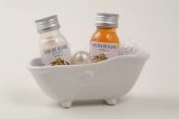 Banheira Porcelana - (Esp./Sais Mini 35ml/ Cápsula )